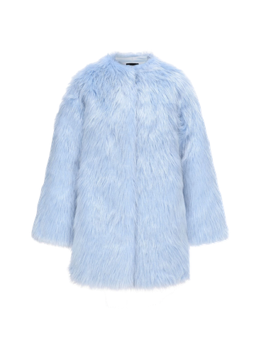 Adeline Fur Coat (Blue) - Nana Jacqueline - Modalova
