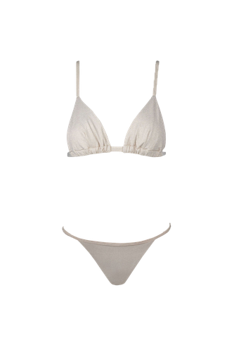 Sun Bikini in White Gold - Bottom - Sara Cristina - Modalova