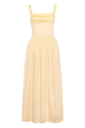 Elin Maxi Dress Yellow - Murlong Cres - Modalova