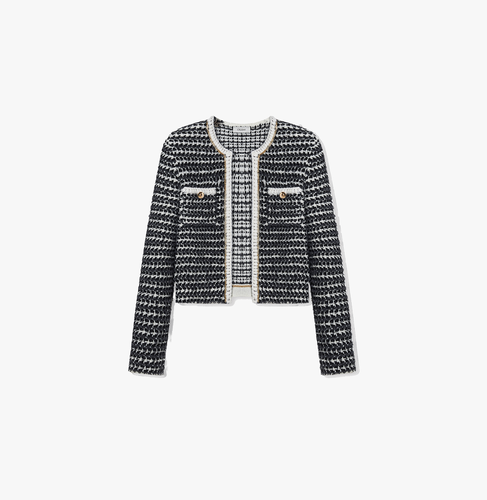 BOUCLÉ SHORT JACKET - S - Jackets - CRUSH Collection - Modalova