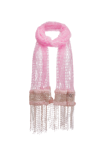 Baby Cashmere Handmade Knit Shawl - ANDREEVA - Modalova