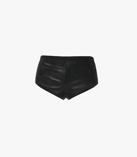 Leather Mini Shorts - 36 - Mini shorts - Gemme Collective - Modalova