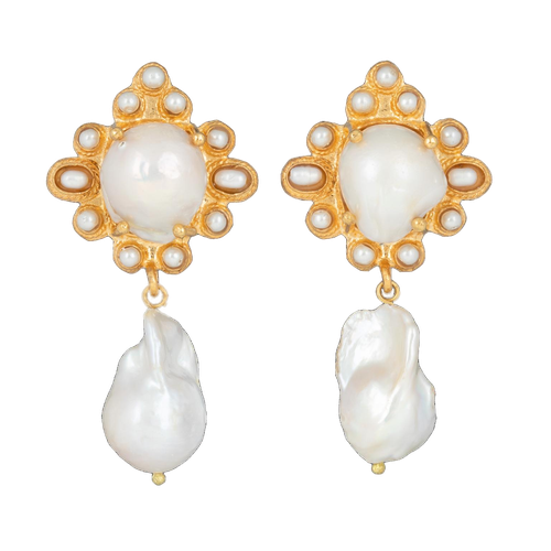 Amalita Earrings Pearl - Christie Nicolaides - Modalova