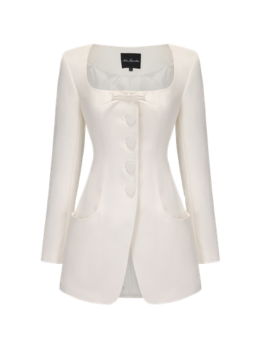 Tiffani Blazer (White) - Nana Jacqueline - Modalova