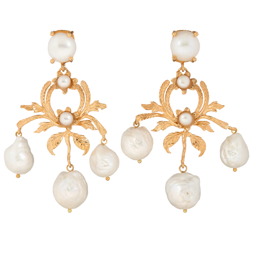 Celeste Earrings Pearl - Christie Nicolaides - Modalova