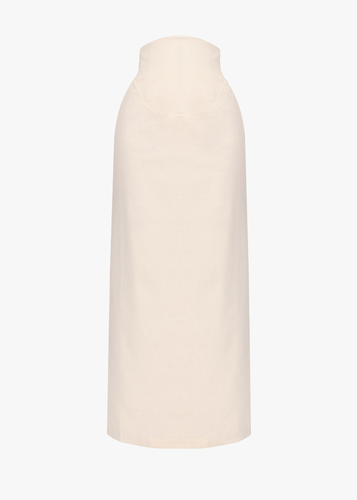 LINO CORSET SKIRT - LIMESTONE - XL - Maxi skirts - Andrea Iyamah - Modalova