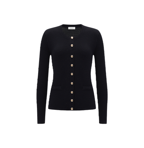 SILK CASHMERE CABLE-KNIT CARDIGAN - CRUSH Collection - Modalova