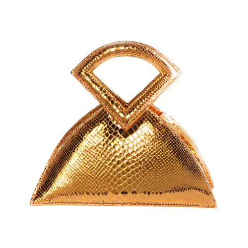 Farha - Yellow Gold - Triangular Top Handle - ALIEL - Modalova
