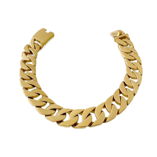 Gold Chunky Chain Necklace - Anisa Sojka - Modalova
