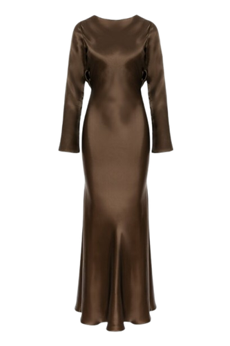 Lavinia Satin Open-Back Dress | Women's Maxi dresses - Aureliana - Modalova