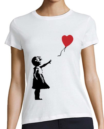Camiseta mujer Girl With Balloon - latostadora.com - Modalova