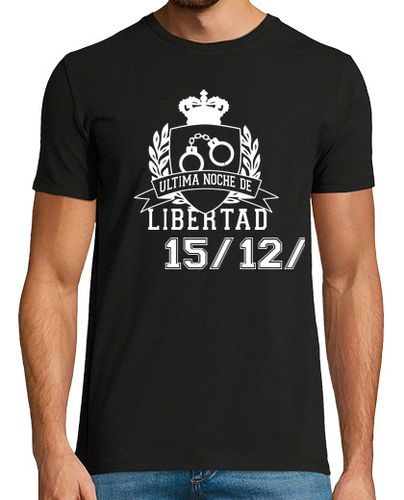 Camiseta Hombre Manga Corta Última Noche de Libertad (Chicos) laTostadora - latostadora.com - Modalova