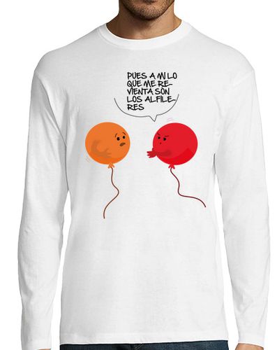 Camiseta Hombre Manga Larga Globos indignados laTostadora - latostadora.com - Modalova