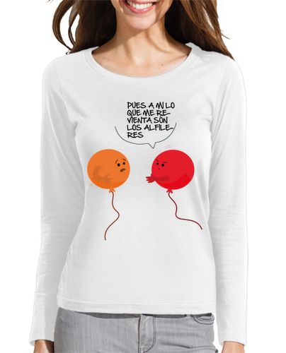 Camiseta mujer Globos indignados - latostadora.com - Modalova
