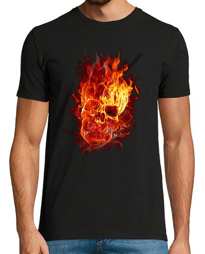 Camiseta Calavera de fuego - latostadora.com - Modalova