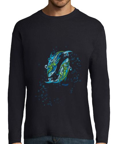 Camiseta Hombre Manga Larga PECES laTostadora - latostadora.com - Modalova