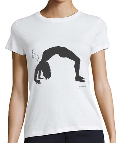 Camiseta mujer Urdhva Danurasana gris laTostadora - latostadora.com - Modalova