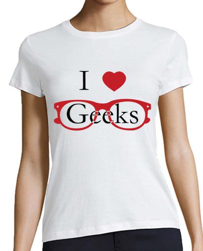 Camiseta mujer I Love Geeks - latostadora.com - Modalova