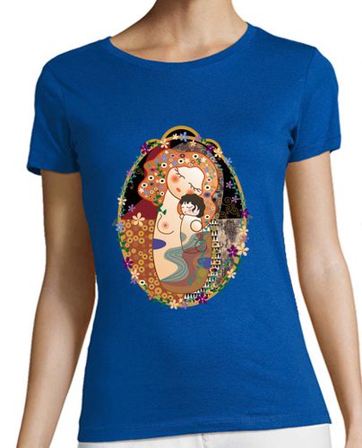 Camiseta mujer Camiseta Kokeshi Maternidad estilo Klimt - latostadora.com - Modalova