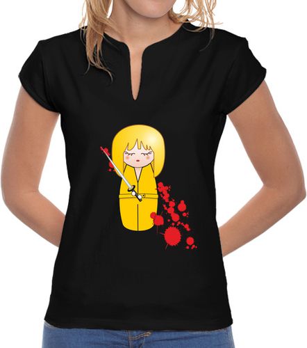 Camiseta mujer Camiseta Kokeshi Beatrix (Kill Bill) laTostadora - latostadora.com - Modalova