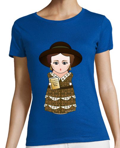 Camiseta mujer Camiseta Kokeshi Virginia Woolf - latostadora.com - Modalova