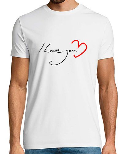 Camiseta Hombre Manga Corta I LOVE YOU laTostadora - latostadora.com - Modalova