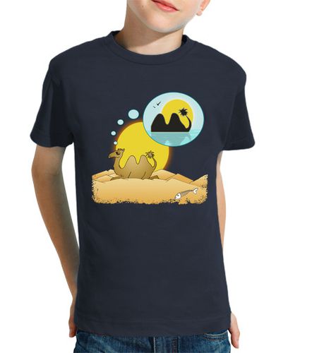 Camiseta Niño Manga Corta Camello Soñado laTostadora - latostadora.com - Modalova