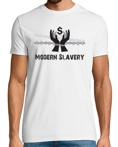Camiseta Modern Slavery (Esclavitud Moderna) - latostadora.com - Modalova