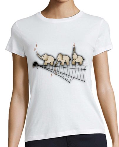 Camiseta mujer Un elefante se balanceaba - latostadora.com - Modalova