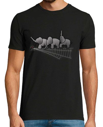Camiseta Camiseta elefantes y araña - latostadora.com - Modalova