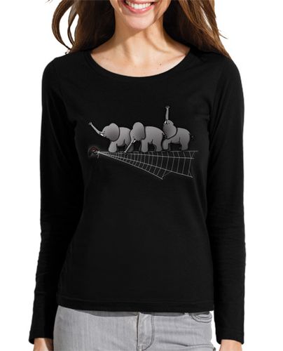 Camiseta mujer Camiseta elefantes y araña - latostadora.com - Modalova