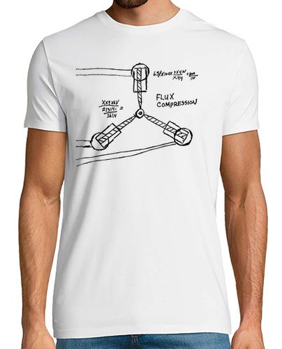 Camiseta Dibujo Condensador de Fluzo (Regreso Al Futuro) - latostadora.com - Modalova