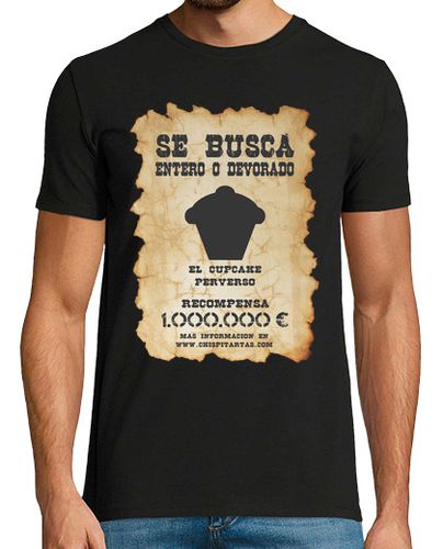 Camiseta Se busca cupcake entero o devorado - latostadora.com - Modalova