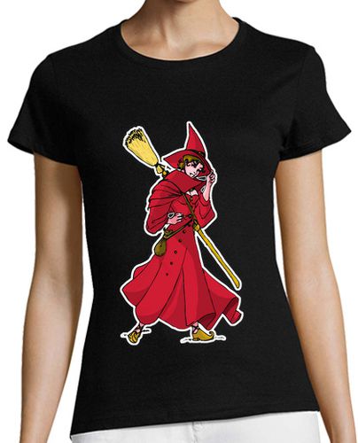 Camiseta Mujer Manga Corta WICCA ROJA, CAMISETA MÁGICA laTostadora - latostadora.com - Modalova