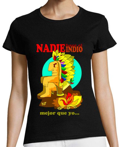 Camiseta mujer indio - latostadora.com - Modalova