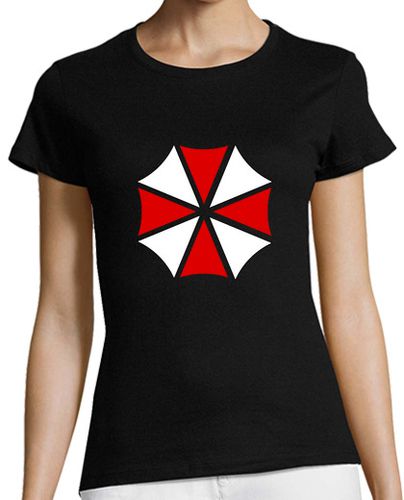 Camiseta mujer UMBRELLA CORP, chica, manga corta, negro - latostadora.com - Modalova