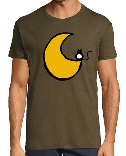 Camiseta Hombre Manga Corta Ese gato enamorao de la luna laTostadora - latostadora.com - Modalova