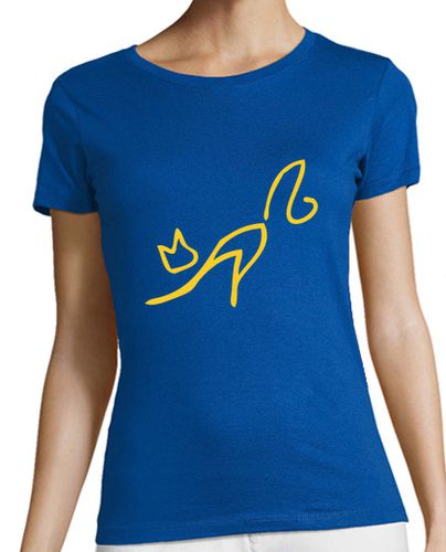Camiseta mujer Yellow Cat - latostadora.com - Modalova