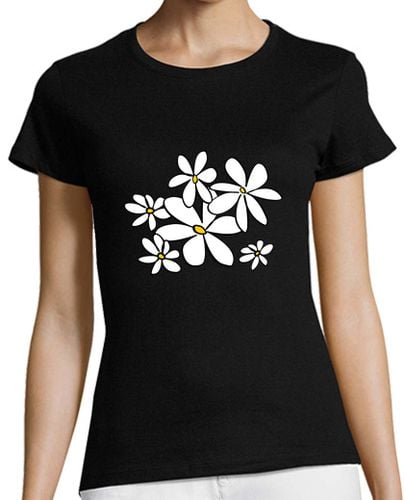 Camiseta Mujer Manga Corta Flowers laTostadora - latostadora.com - Modalova