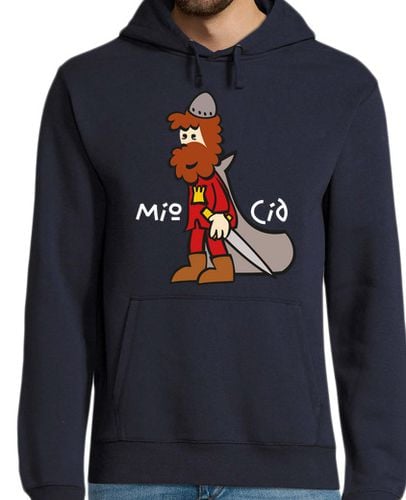 Sudadera Con Capucha Para Hombre Mio Cid, caballero castellano Chico Oscuro laTostadora - latostadora.com - Modalova