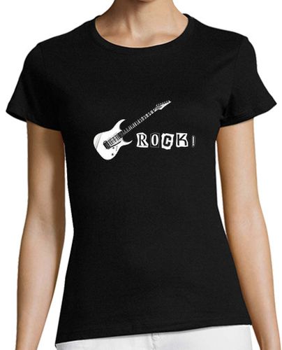 Camiseta Mujer Manga Corta Rock guitarra laTostadora - latostadora.com - Modalova