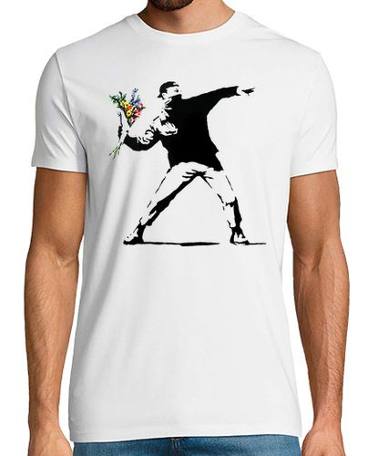 Camiseta Banksy Re-evolución - latostadora.com - Modalova