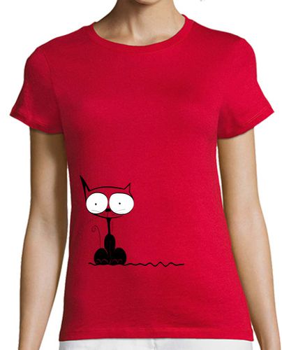 Camiseta Mujer Manga Corta Felino García laTostadora - latostadora.com - Modalova