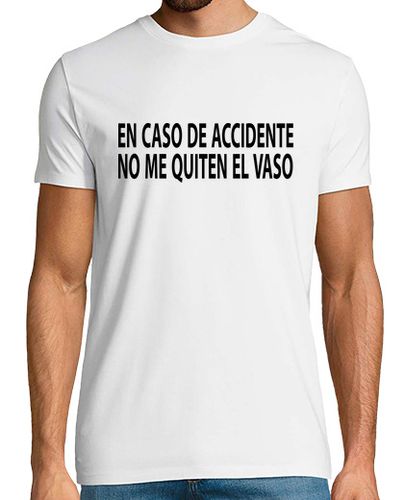 Camiseta En caso de accidente no me quiten el vaso - latostadora.com - Modalova