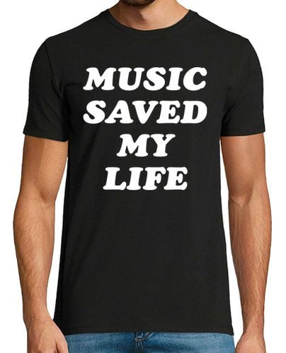 Camiseta Hombre Manga Corta Music saved my life laTostadora - latostadora.com - Modalova