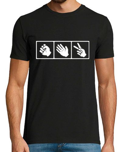 Camiseta Piedra, papel o tijeras - latostadora.com - Modalova
