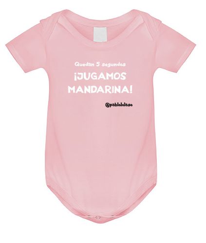 Body bebé LOLASO JUGAMOS MANDARINA Bebé rosa laTostadora - latostadora.com - Modalova