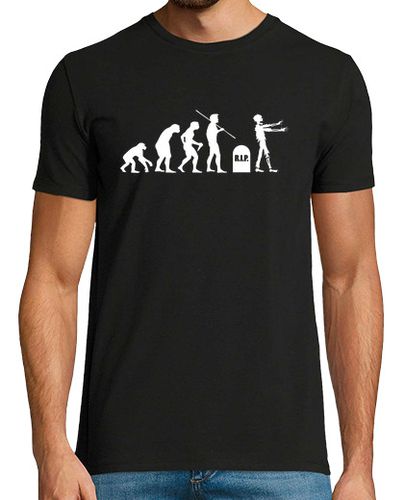 Camiseta Hombre Manga Corta Evolución Zombie laTostadora - latostadora.com - Modalova