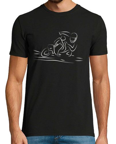 Camiseta Hombre Manga Corta Scooter tumbada white laTostadora - latostadora.com - Modalova