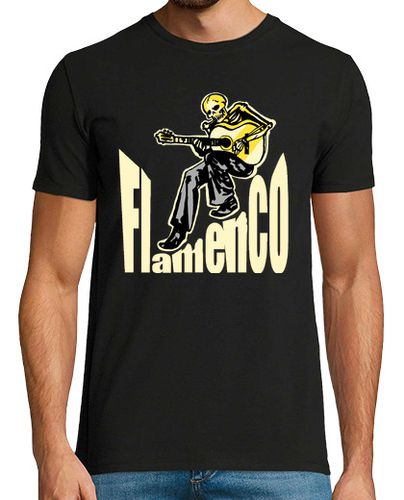 Camiseta Hombre Manga Corta Flamenco Calavera laTostadora - latostadora.com - Modalova